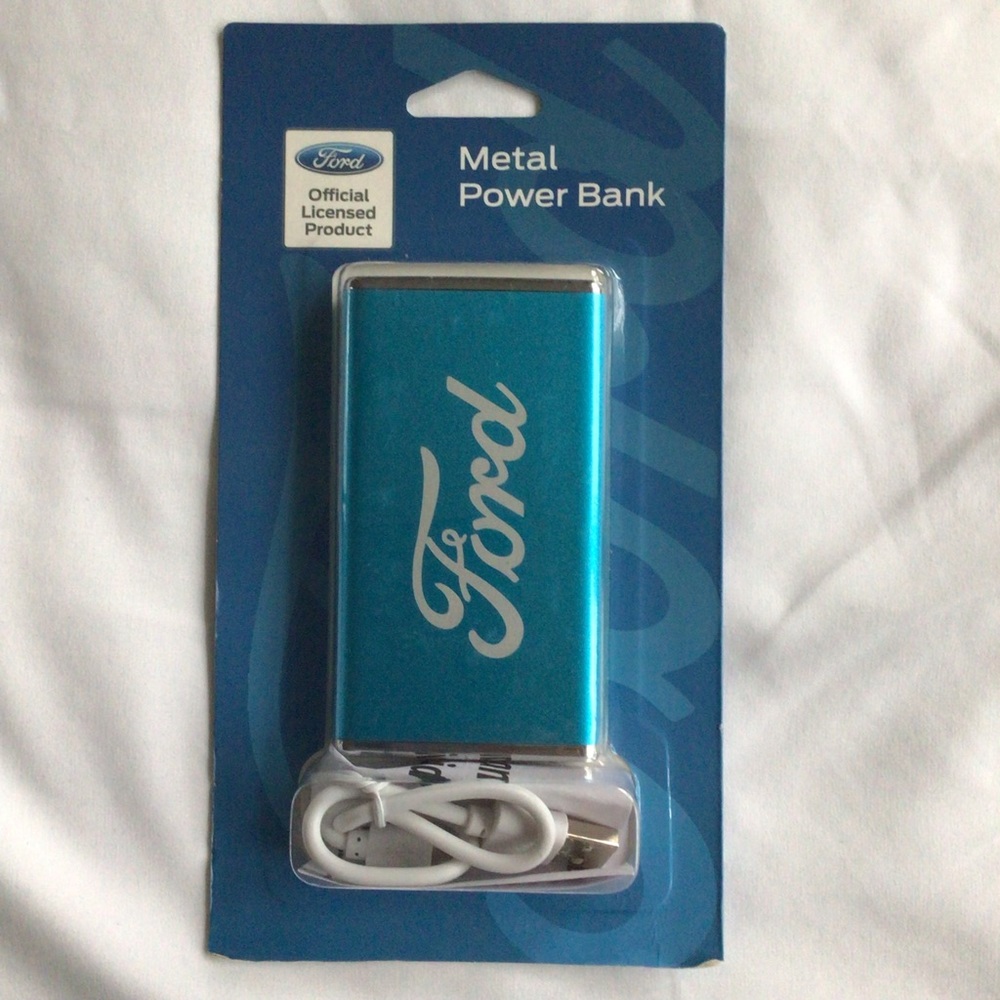 Metal Power Bank Ford Official Licensed Product Single USB 3000mAh,5V-1A